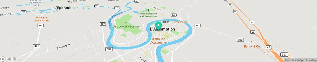 borne de recharge sur la carte